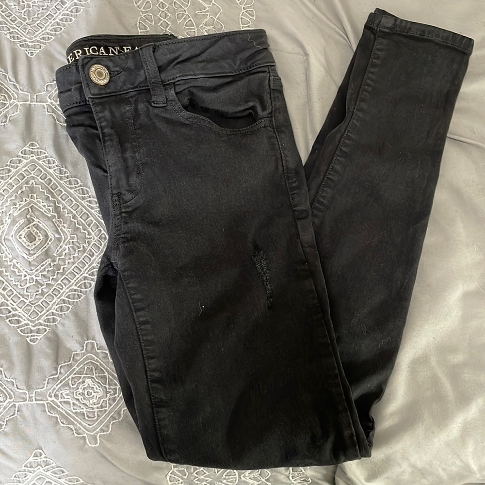American Eagle distressed Jeggings